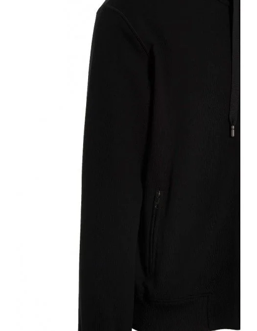 Hanorac DOLCE & GABBANA, Cu fermoar, Logo atasat, Negru - G9ABITG7F2GN0000 Hanorac DOLCE & GABBANA, Cu fermoar, Logo atasat, Negru - G9ABITG7F2GN0000