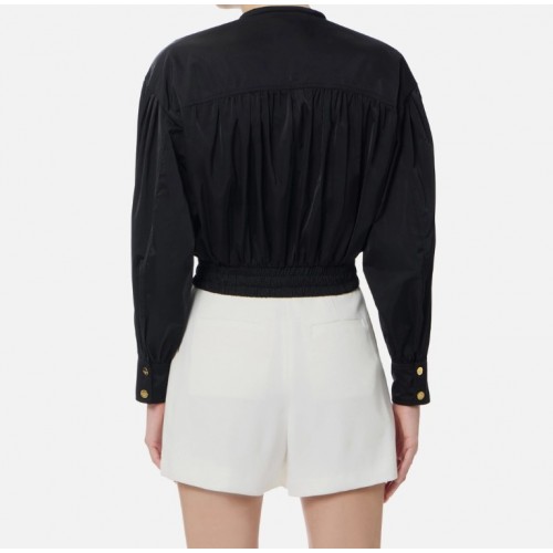Jacheta ELISABETTA FRANCHI, Bomber jacket in voile fabric