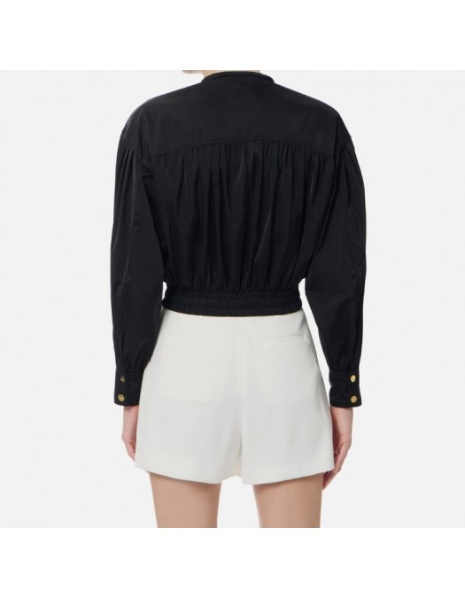 Jacheta ELISABETTA FRANCHI, Bomber jacket in voile fabric - GB00261E2110