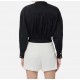 Jacheta ELISABETTA FRANCHI, Bomber jacket in voile fabric - GB00261E2110
