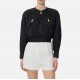 Jacheta ELISABETTA FRANCHI, Bomber jacket in voile fabric - GB00261E2110