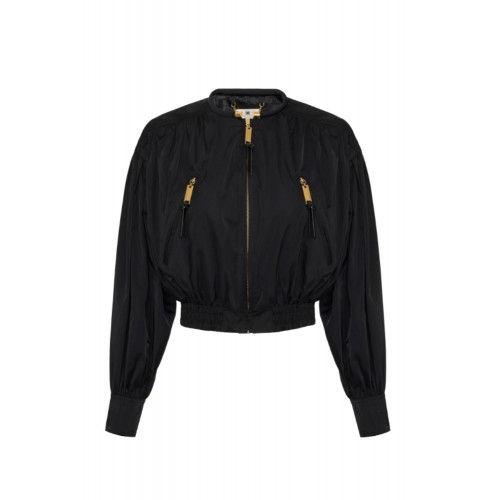 Jacheta ELISABETTA FRANCHI, Bomber jacket in voile fabric