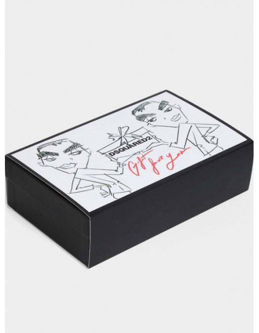 Portofel DSQUARED2, Card holder, Black - GBM000101504110M063