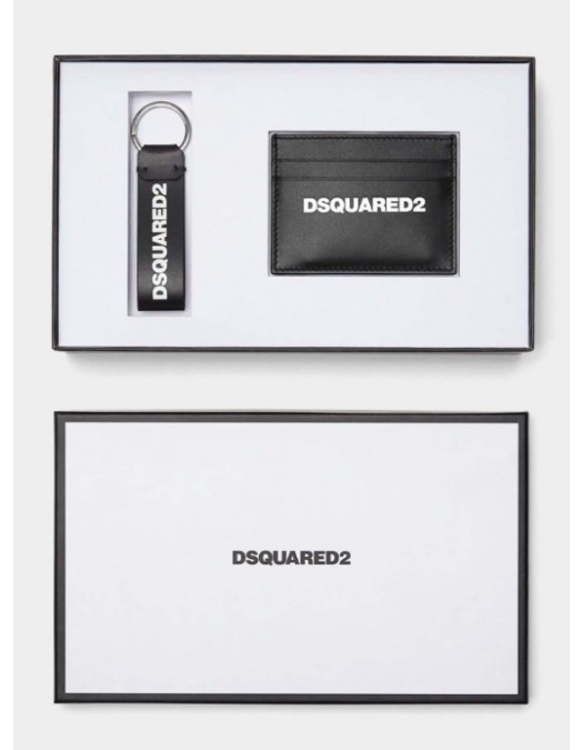 Portofel DSQUARED2, Card holder, Black - GBM000101504110M063