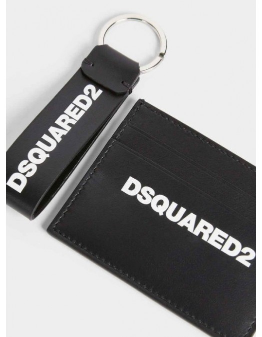 Portofel DSQUARED2, Card holder, Black - GBM000101504110M063