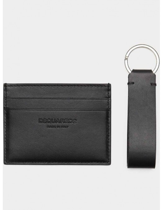 Portofel DSQUARED2, Card holder, Black - GBM000101504110M063