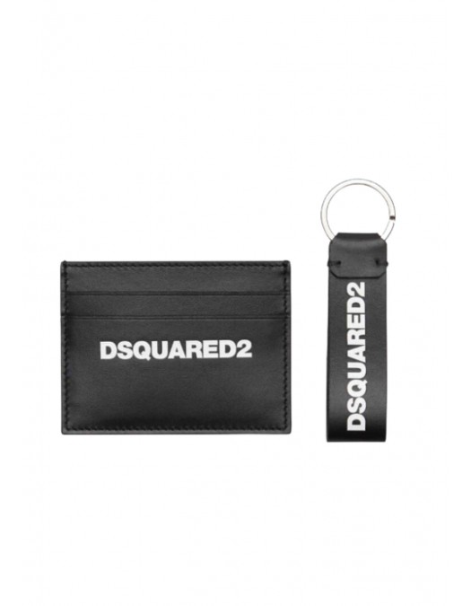 Portofel DSQUARED2, Card holder, Black - GBM000101504110M063