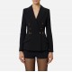 SACOU ELISABETTA FRANCHI, Fermoare aurii atasate, Nasturi Logo, Negru - GI17256E2110