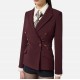 SACOU ELISABETTA FRANCHI, Fermoare aurii atasate, Nasturi Logo, Merlot - GI17256E2EA4