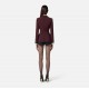 SACOU ELISABETTA FRANCHI, Fermoare aurii atasate, Nasturi Logo, Merlot - GI17256E2EA4