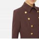 SACOU ELISABETTA FRANCHI, bi-elastic fabric with jewel buttons, Merlot - GI18557E2EA4