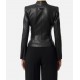 Jacheta ELISABETTA FRANCHI, Accesorii gold atasate, Negru - GI18757E2110 Jacheta ELISABETTA FRANCHI, Accesorii gold atasate, Negru - GI18757E2110