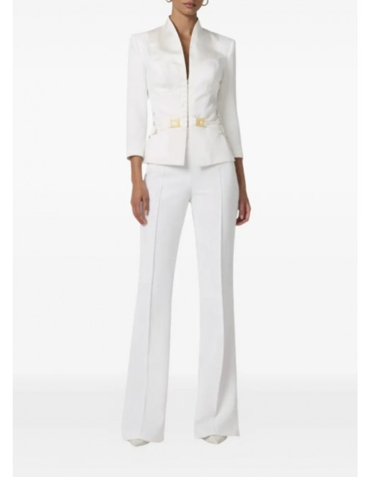 Sacou ELISABETTA FRANCHI, gold-tone hardware blazer - GI20261E2360