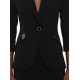 Sacou ELISABETTA FRANCHI, single-breasted blazer - GI21561E2110