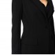 Jacheta ELISABETTA FRANCHI, in double layer stretch crêpe fabric with raw-edge trims - GI21661E2110