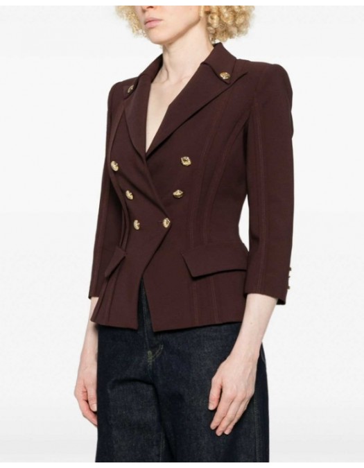Sacou ELISABETTA FRANCHI, Brown Jacket - GI21861E2644