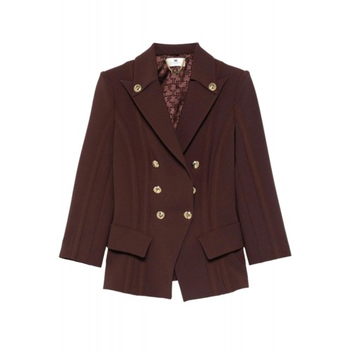 Sacou ELISABETTA FRANCHI, Brown Jacket
