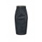 Fusta ELISABETTA FRANCHI, Leather skirt with zip