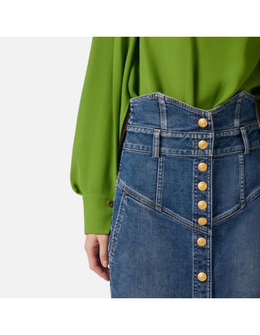 Fusta ELISABETTA FRANCHI, Denim skirt - GJ41I61E2139