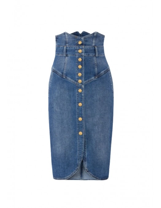 Fusta ELISABETTA FRANCHI, Denim skirt - GJ41I61E2139