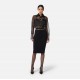 FUSTA ELISABETTA FRANCHI, Lant auriu atasat, Negru - GK20B56E2110 FUSTA ELISABETTA FRANCHI, Lant auriu atasat, Negru - GK20B56E2110