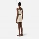 Fusta ELISABETTA FRANCHI, Miniskirt in bouclé chenille fabric with contrasting details - GK21S61E2E84