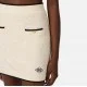 Fusta ELISABETTA FRANCHI, Miniskirt in bouclé chenille fabric with contrasting details - GK21S61E2E84