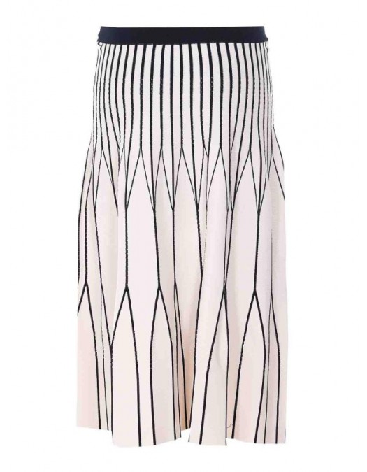 Fusta ELISABETTA FRANCHI, White Skirt - GK30D62E2110