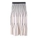Fusta ELISABETTA FRANCHI, White Skirt - GK30D62E2110