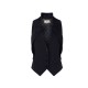 Vesta ELISABETTA FRANCHI, Waistcoat in lightweight crêpe fabric with satin lapels - GL00361E2110
