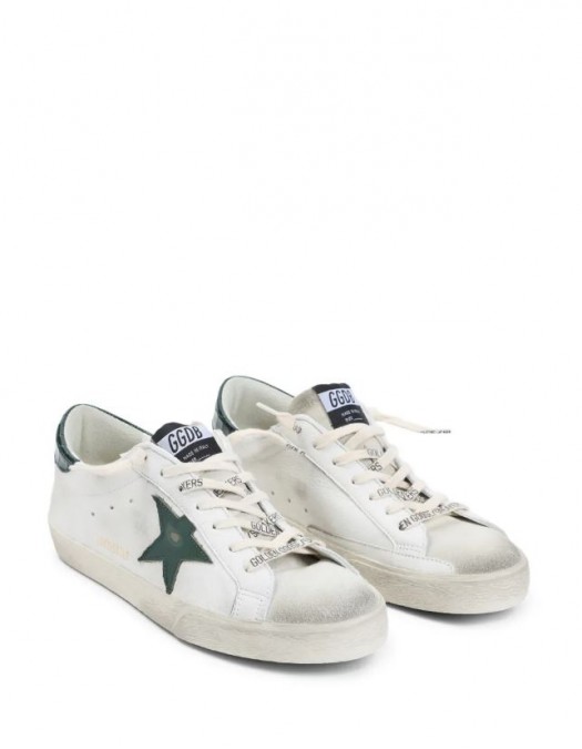 Sneakers GOLDEN GOOSE, Super Star, Used Details, Alb - GMF00101F00811310502