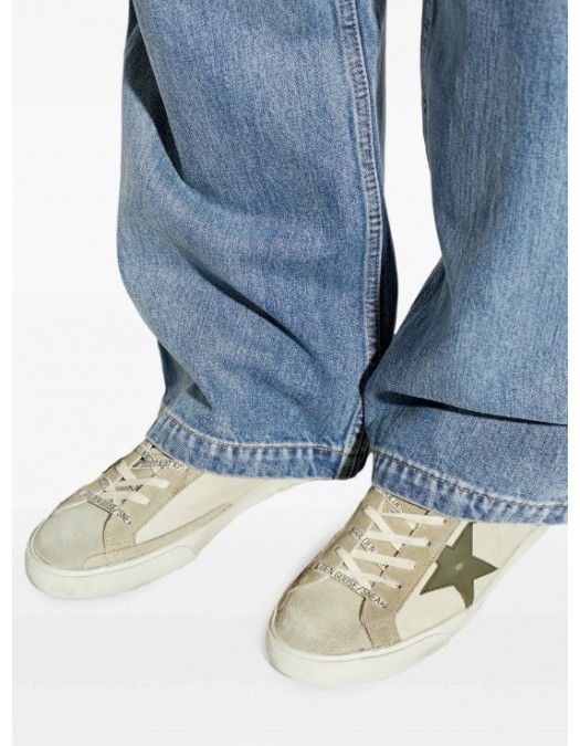 Sneakers GOLDEN GOOSE, Golden Goose Super-Star Distressed-Effect bej - GMF00102F00872883408