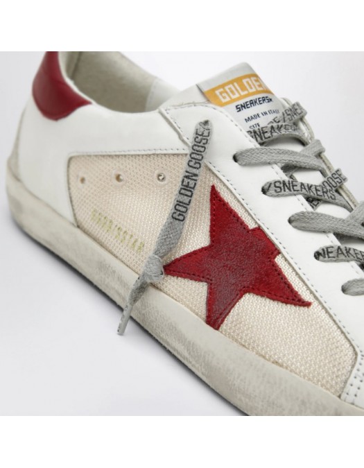 Sneakers GOLDEN GOOSE, Multicolor leather and fabric Super Star 