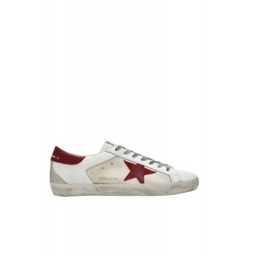 Sneakers GOLDEN GOOSE, Multicolor leather and fabric Super Star 