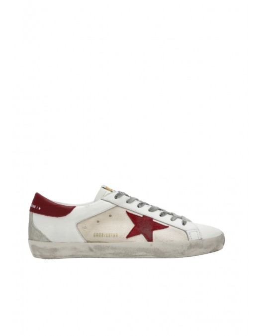 Sneakers GOLDEN GOOSE, Multicolor leather and fabric Super Star 