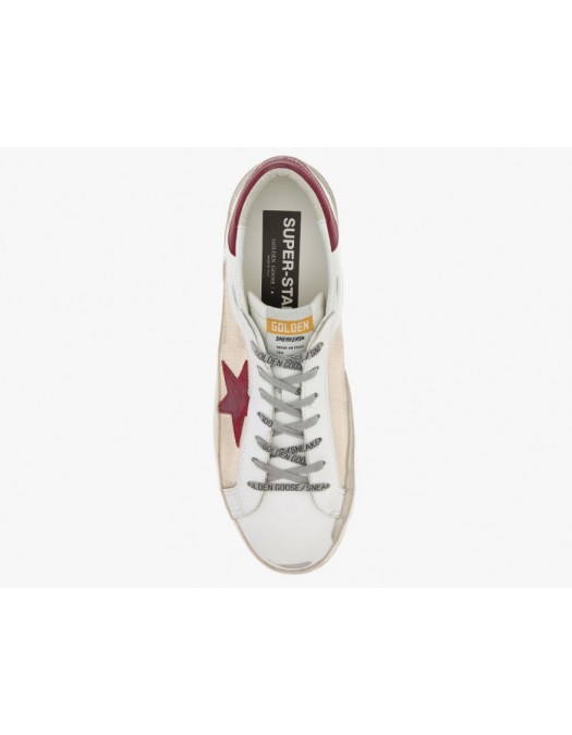 Sneakers GOLDEN GOOSE, Multicolor leather and fabric Super Star 