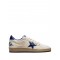 Sneakers Golden Goose, Dark Blue Ball Star, Low Top, Men, White