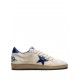 Sneakers Golden Goose, Dark Blue Ball Star, Low Top, Men, White - GMF00117F00219810327