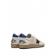 Sneakers Golden Goose, Dark Blue Ball Star, Low Top, Men, White - GMF00117F00219810327