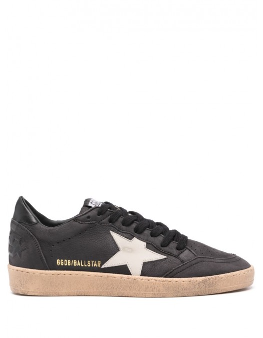 Sneakers Golden Goose, White Star, Low Top, Calf Suede, Black - GMF00117F00621560538