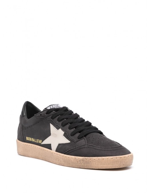 Sneakers Golden Goose, White Star, Low Top, Calf Suede, Black - GMF00117F00621560538