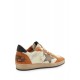 Sneakers GOLDEN GOOSE, Ball Star Distressed-Effect Leather, Orange - GMF00117F00872083405