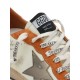 Sneakers GOLDEN GOOSE, Ball Star Distressed-Effect Leather, Orange - GMF00117F00872083405