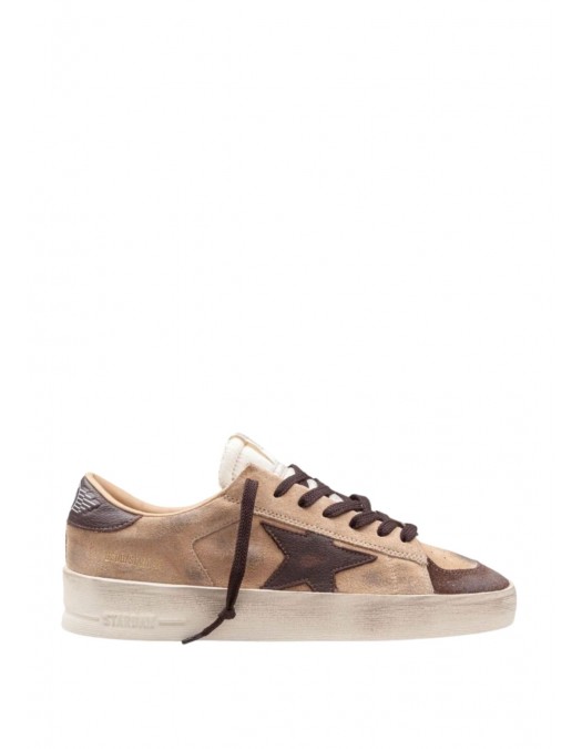 GOLDEN GOOSE, "Stardan" Low-Top Sneakers, Beige - GMF00128F00851481868