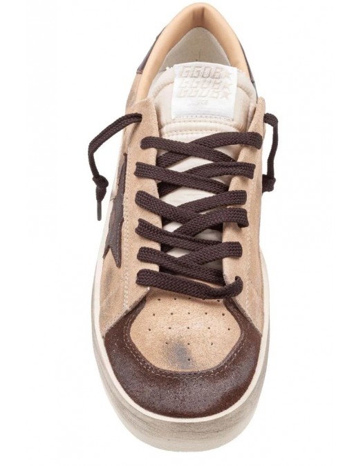 GOLDEN GOOSE, "Stardan" Low-Top Sneakers, Beige - GMF00128F00851481868