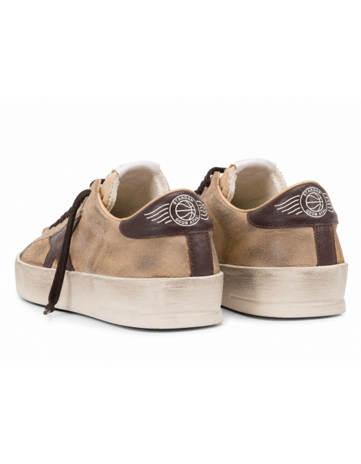 GOLDEN GOOSE, "Stardan" Low-Top Sneakers, Beige - GMF00128F00851481868