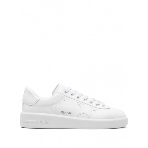 Sneakers Golden Goose, Purestar, Faux Leather, White Sneakers Golden Goose, Purestar, Faux Leather, White