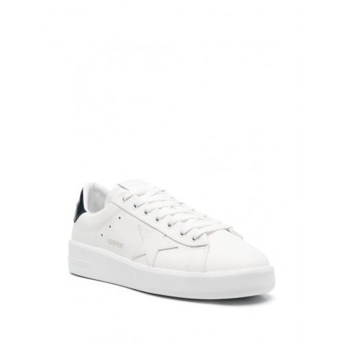 Sneakers Golden Goose, Purestar, Midnight Blue Details, Low Top, White