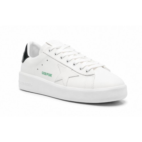 Sneakers Golden Goose, Purestar, Midnight Blue Details, Low Top, White