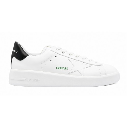 Sneakers Golden Goose, Purestar, Midnight Blue Details, Low Top, White